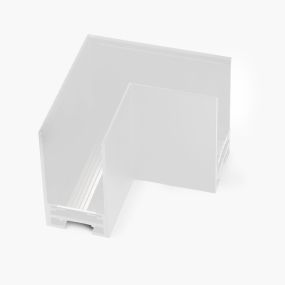 Faro Neso - L opbouw connectie stuk - magnetisch railsysteem - wit