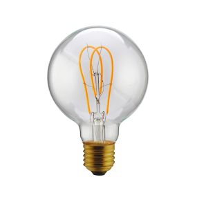 Daylight Italia LED - Ø 9,5 x 13,5 cm - E27 - 4,9W - 2200K - transparant