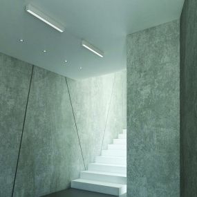 Maxlight Linear - plafondverlichting - 113 x 5 x 6 cm - 36W LED incl. - wit