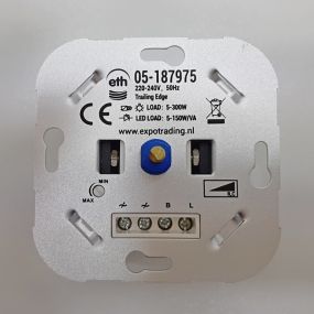 ETH - built-in dimmer - geschikt voor plaat + knop jung/peha/busch/berker/gira blinq