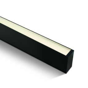 ONE Light LED Linear Profiles Medium - 7 x 3,5 cm - 150 cm lengte - 50W LED incl. - zwart - warm witte lichtkleur