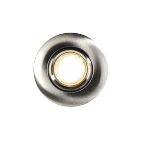 Nordlux Umberto - inbouwspot - Ø 96 mm - Ø 76 mm inbouwmaat - IP44 - nikkel