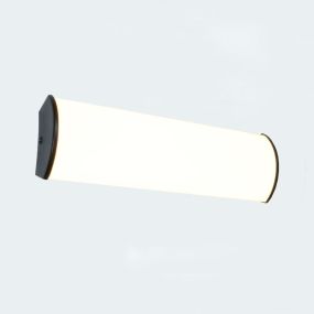 Artdelight Bella - badkamerlamp - 30 x 5,6 × 9,4 cm - 6W LED incl. - IP44 - zwart