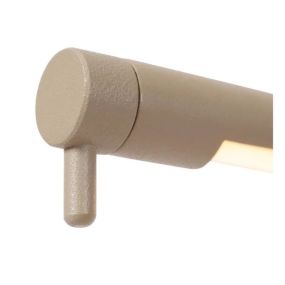 Lucide Madison - bureaulamp met touch dimmer - 62,5 x 5,5 x 33 cm - 6,5W dimbare LED incl. - taupe