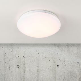 Nordlux Mani - plafondverlichting - Ø 25,5 x 9,5 cm - 12W LED incl. - wit
