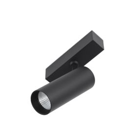 Faro Neso - magnetische railspot - 5 x 11 x 14 cm - 10W LED incl. - zwart