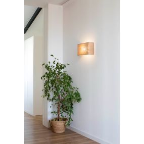 Faro Otton vertical - wandlamp - 10,5 x 20 x 37,5 cm - jute