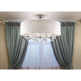 Maxlight Amsterdam - plafondverlichting - Ø 60 x 55 cm - chroom