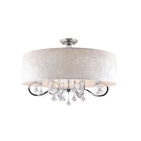 Maxlight Amsterdam - plafondverlichting - Ø 60 x 55 cm - chroom