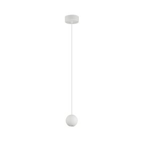 Nova Luce Nocci - hanglamp - Ø 5 x 158 cm - 4,5W LED incl. - wit