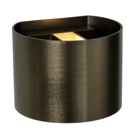 Artdelight Gyro - wandlamp - 9,7 x 13 x 11,2 cm - licht brons