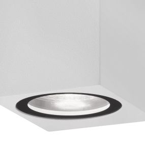 Nova Luce Nero - buiten wandverlichting - 6,7 x 8 x 8 cm - IP54 - wit