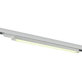 ONE Light LED Linear Track Light - 3-fase railsysteem - 65 x 3 x 3 cm - 16W LED incl. - wit - warm witte lichtkleur