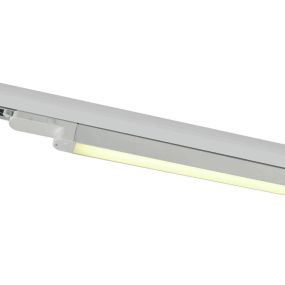ONE Light LED Linear Track Light - 3-fase railsysteem - 65 x 3 x 3 cm - 16W LED incl. - wit - warm witte lichtkleur