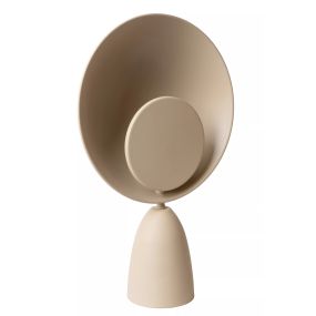 Lucide Castamar - tafellamp - 25,5 x 9,8 x 40 cm - 3W LED incl. - taupe