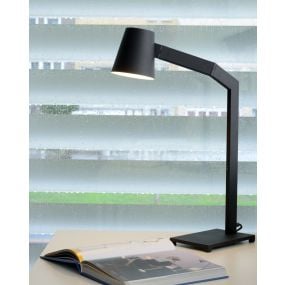 Lucide Mizuko - bureaulamp - 13 x 22 x 67 cm - zwart