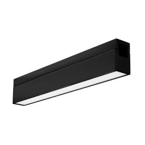 Nova Luce Versus - lichtpunt magnetisch railsysteem - 25 x 2,6 x 4,4 cm - 10W LED incl. - zwart