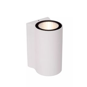 Lucide Akra - buiten wandverlichting - 5,5 x 6,5 x 10 cm -  6W LED incl. - IP54 - wit