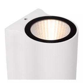 Lucide Akra - buiten wandverlichting - 5,5 x 6,5 x 10 cm -  6W LED incl. - IP54 - wit