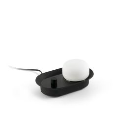 Faro Maya - wand/tafellamp - 12,2 x 8,7 x 8,9 cm - zwart