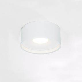 Artdelight Oran - plafondverlichting - Ø 12 x 5 cm - 10W dimbare LED incl. - IP54 - wit