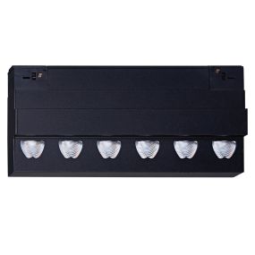 VK Lighting Kona - magnetisch railsysteem - railspot - 30 x 2,4 x 12,3 cm - 18W dimbare LED incl. - zwart