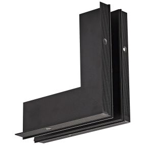 VK Lighting Kona - magnetisch railsysteem - vertikaal uitwendig inbouwhoekprofiel - 7,4 x 17,5 x 17,5 cm - zwart