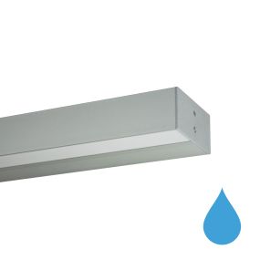 Lichtkoning Wall Line - wandlamp - 3,3 x 7 cm profiel - 19,2W LED per meter - alu - IP65 ledstrip en driver
