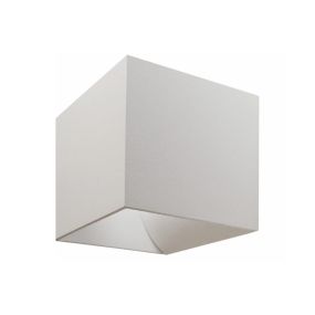 Artdelight Gymm - wandverlichting - 10 x 10 x 10 cm - wit