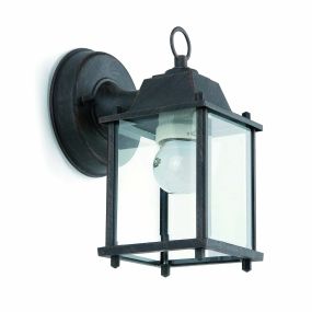 Faro Dado - wandverlichting - 22 x 15 x 31 cm - IP23 - roestbruin