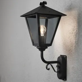 Konstsmide Benu - buiten wandlamp - 26 x 32 x 61 cm - IP23 - zwart