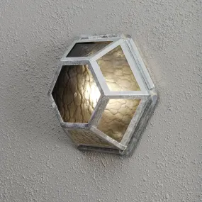 Konstsmide Castor - buiten wandlamp - 33 x 11 x 30 cm - IP23 - gegalvaniseerd staal