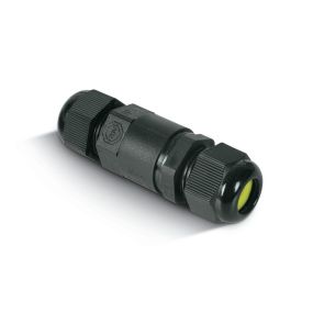 ONE Light - waterdichte kabeldoos 1 in / 1 uit - IP67 - zwart