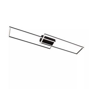 Lucide Arianne - plafondlamp - 22 x 93 x 7 cm - 23W LED incl. - instelbare lichtkleur - zwart