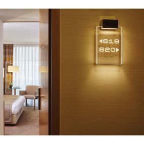 VK Lighting Domatio - wandverlichting - 16 x 7 x 25 cm - 2W LED incl. - mat nikkel