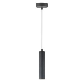 VK Lighting Antalasso - hanglamp - Ø 4,5 x 125 cm - zwart