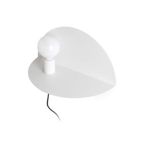 Faro Nit Left - wandverlichting met schakelaar - 40 x 20 x 20 cm - mat wit