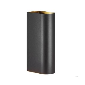 Nordlux Calvi - buiten wandverlichting - 4 x 7,1 x 15 cm - 6,3W LED incl. - IP54 - zwart