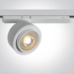 ONE Light COB Zoomable Range - rail spot - Ø 11 x 6 cm - 25W LED incl. - wit