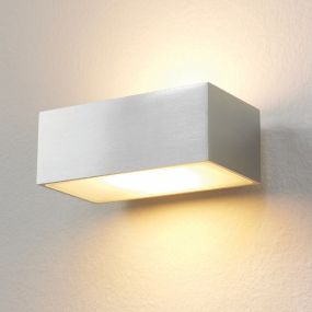Artdelight Eindhoven100 - buiten wandverlichting - 13 x 8,2 x 5 cm - 2 x 5W dimbare LED incl. - IP54 - aluminium