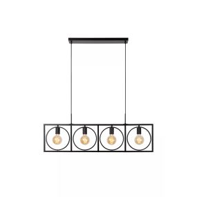Lucide Suus - hanglamp - 107,8 x 23,5 x 160 cm - zwart