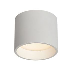 VK Lighting Mos - buiten plafondverlichting - Ø 7 x 8,5 cm - 6W LED incl. - IP44 - wit