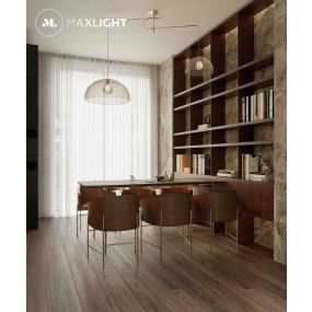 Maxlight Concept - hanglamp - 170 x 100 cm - goud