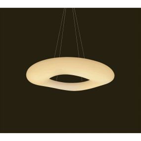 ONE Light Cloud Pendant Series - hanglamp - Ø 75 x 150 cm - 80W LED incl. - wit