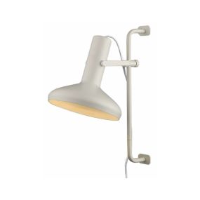 Artdelight Vectro - wandverlichting met schakelaar - 21 x 30 x 52 cm - wit