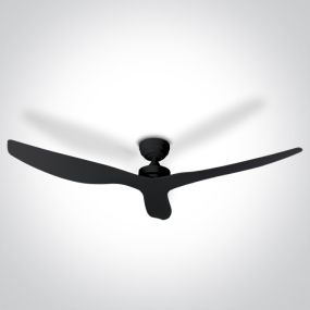 ONE Light Classic Fan Range - plafondventilator - Ø 132 x 28 cm - zwart