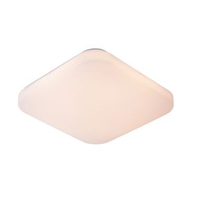 Lucide Otis - plafondverlichting - 28 x 28 x 6 cm - 22W LED incl.  - opaal