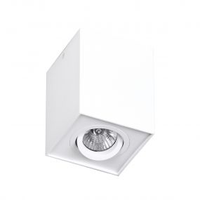 Maxlight Basic Square - plafondspot - Ø 9 x 12 cm - wit