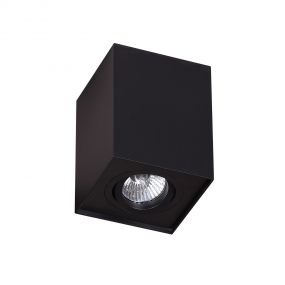 Maxlight Basic Square - plafondspot - Ø 9 x 12 cm - zwart