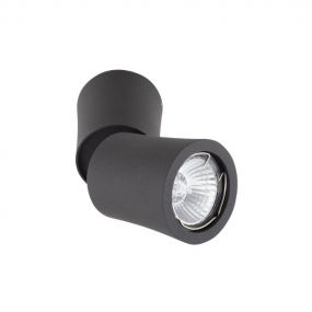 Maxlight Dot - wand/plafondspot 1L - Ø 6,5 x 15,5 cm - zwart